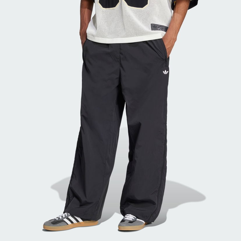 Housut adidas Performance Adilenium Season 3 Oversized Superstar Pants Musta | JX1692