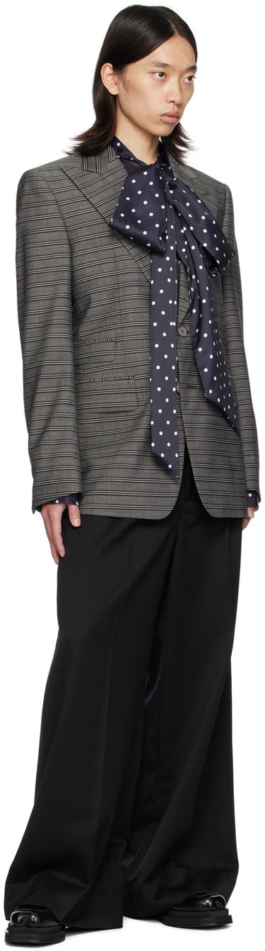 Paita Simone Rocha Simone Rocha Front Bow Polka Dot Shirt Tummansininen | 5285 1203, 3