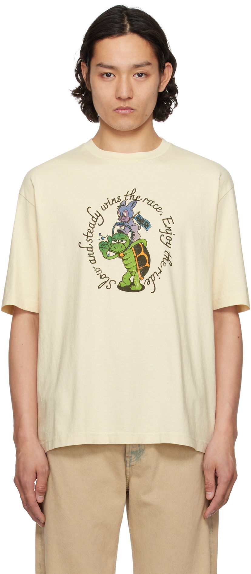 T-paita Ambush AMBUSH 'Slow & Steady' T-Shirt Keltainen | 12115329