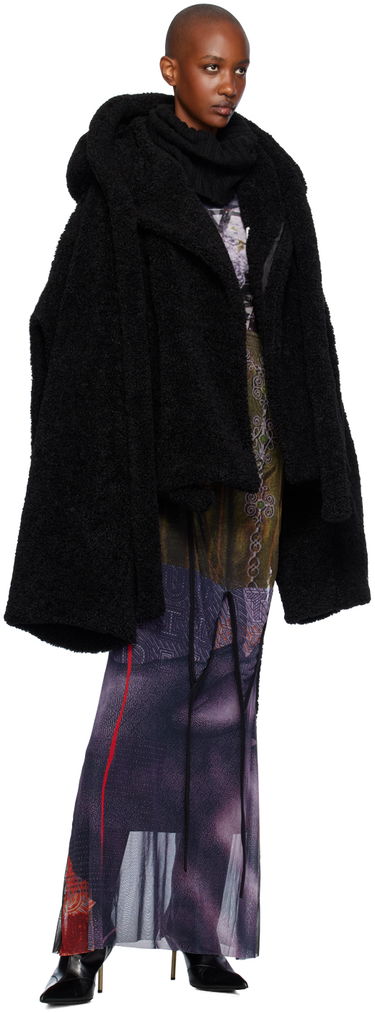 Takit Ottolinger Ottolinger Wrap Teddy Short Jacket Musta | 1230703921, 3