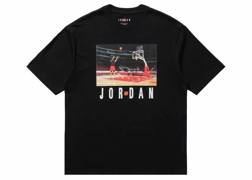 T-paita Jordan Undefeated x Free Throw Tee Musta | DX6029-010, 0