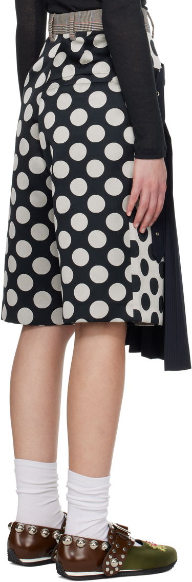 Hame Charles Jeffrey Loverboy Charles Jeffrey LOVERBOY Waisted Pleated Asymmetrical Skort Tummansininen | 54040402, 2