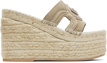 Tennarit ja kengät Versace Versace Medusa '95 Platform Espadrille Heeled Sandals Beige | 1017852_1A13293_1K880, 0