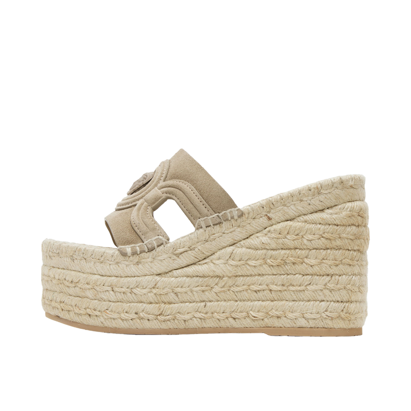Tennarit ja kengät Versace Versace Medusa '95 Platform Espadrille Heeled Sandals Beige | 1017852_1A13293_1K880