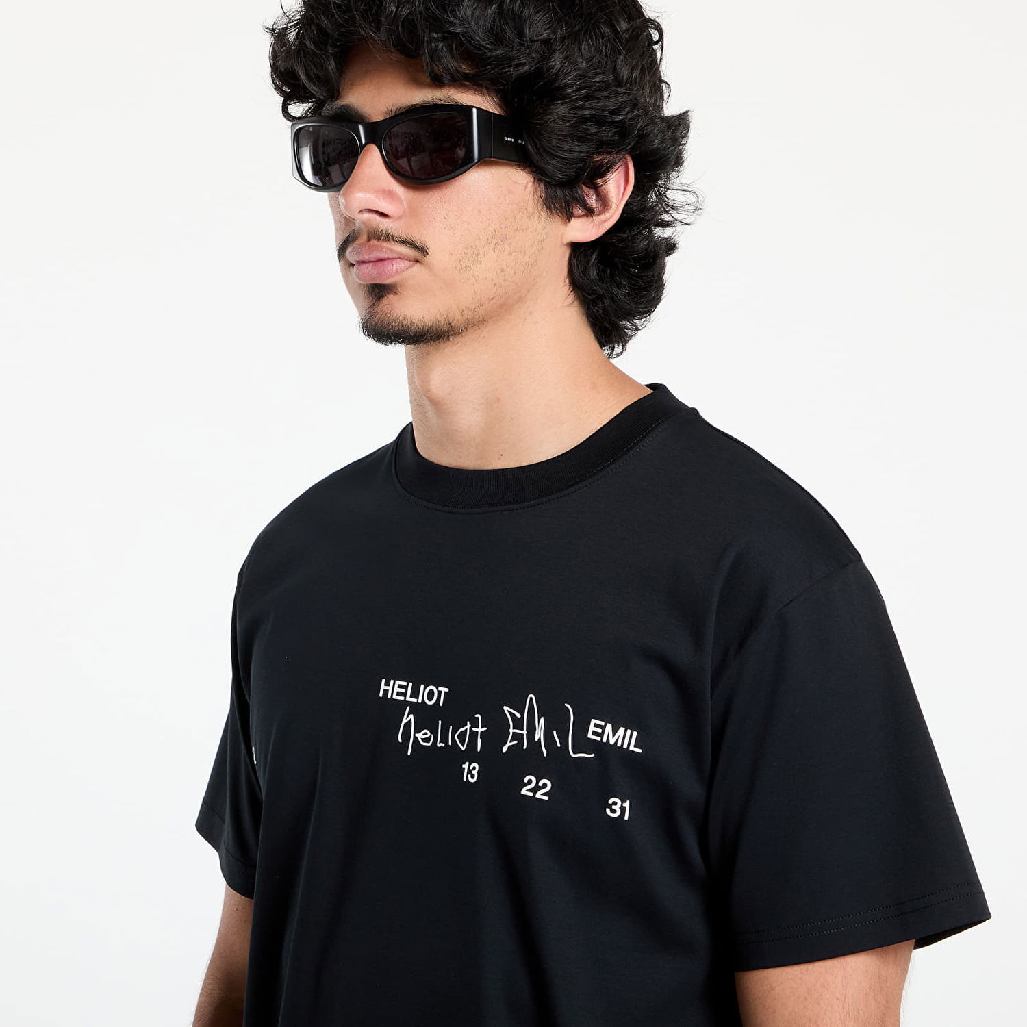 T-paita HELIOT EMIL HELIOT EMIL Fulgens T-Shirt Musta | PREAW25_M_09_141_BLK01, 1