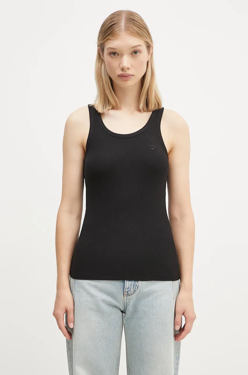 Tankkitoppi Coperni Rib Logo Tank Top Musta | COPJS12F5006, 0