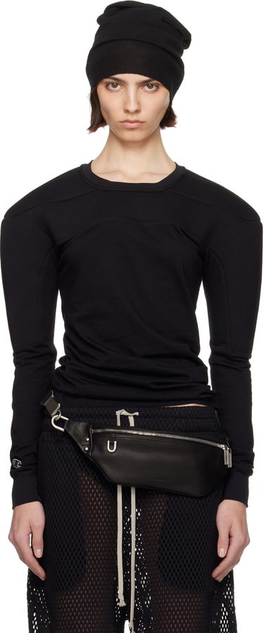 Huppari Rick Owens Rick Owens Champion Edition Girdered Harness Sweatshirt Musta | CW01E1707 CHJG, 0