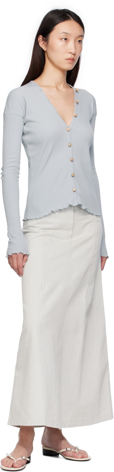 Hame Baserange Baserange Arthur Denim Maxi Skirt Valkoinen | SKAR-DE-SU25, 3