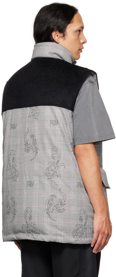 Liivi Feng Chen Wang Feng Chen Wang Printed Down Vest Harmaa | FUF14VS02, 2