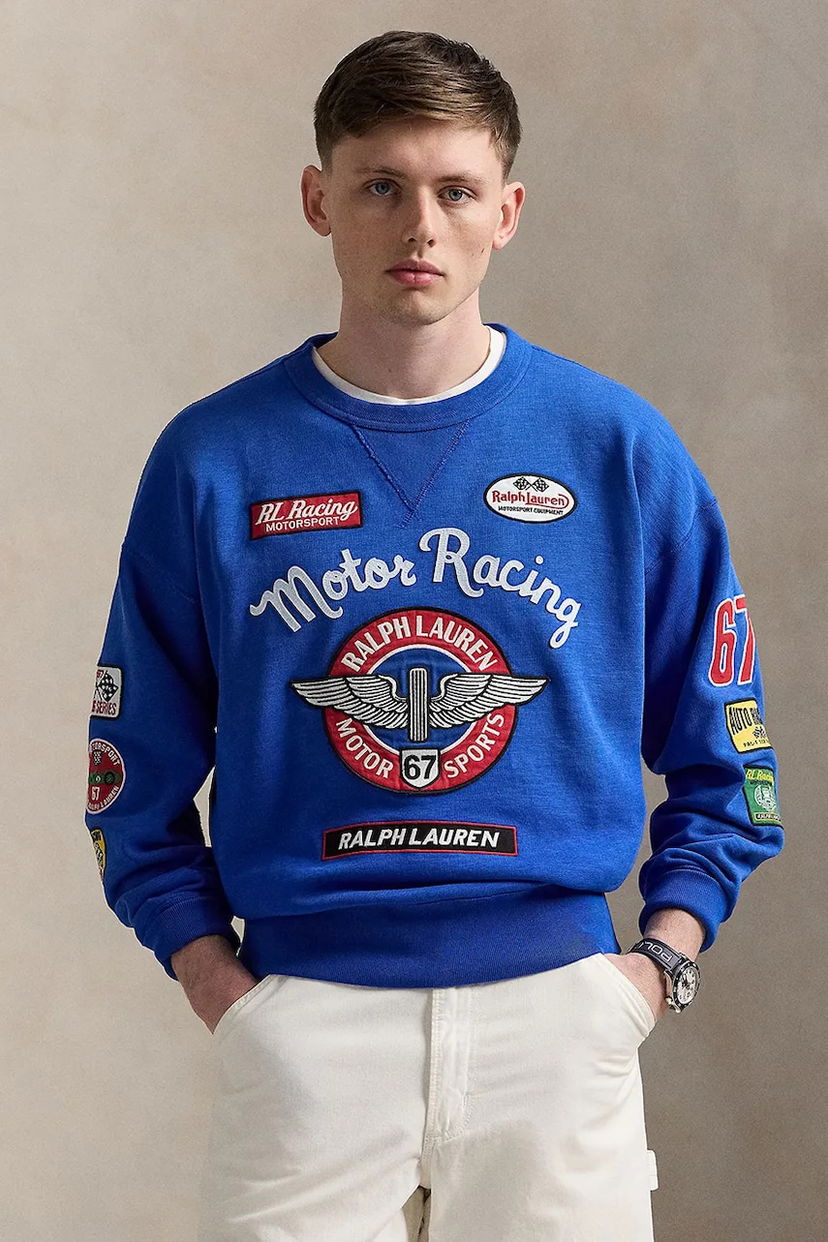 Huppari Polo by Ralph Lauren Polo Ralph Lauren Long Sleeve Fleece Sweatshirt Sininen | 710972338