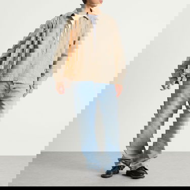 Paita NORSE PROJECTS Julian Cotton Linen Overshirt, Size Large Beige | N40-0823-2053, 4