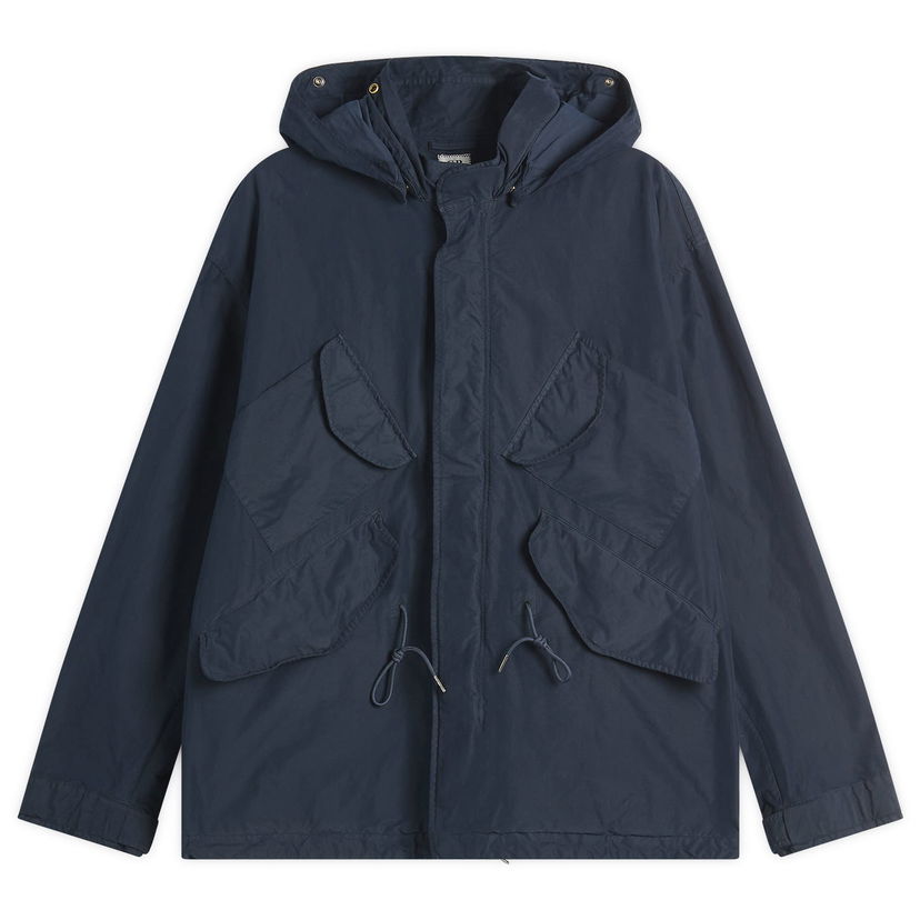 Parka C.P. Company C.P. Company Goggle Hooded Jacket, Size Large Tummansininen | 18CMOW220A-110336G-BLU