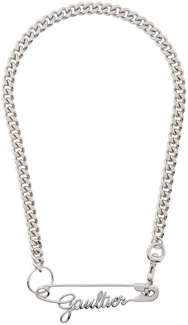 Kaulakoru Jean Paul Gaultier Gaultier Safety Pin Chain Necklace Metallinen | 21/04-U-CO002-X006-91