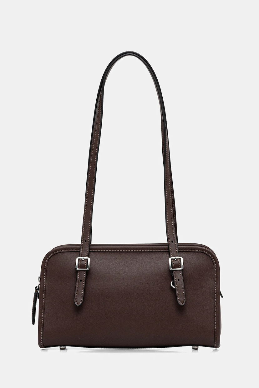 Olkalaukku Coach Glovetanned Leather Swing Shoulder Bag Ruskea | CM565