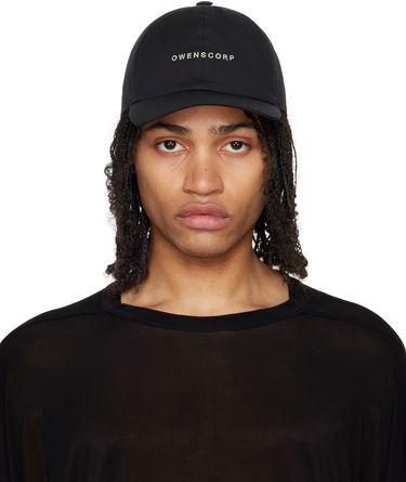 Korkki Rick Owens Rick Owens Hollywood Baseball Cap Musta | RA01E0600 TEEM7, 0