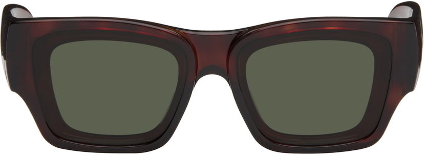 Aurinkolasit Loewe Paula's Ibiza Goggle Rectangle Sunglasses Ruskea | LW40172UM5652N 840126861495