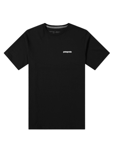 T-paita Patagonia P-6 Logo Responsibili-Tee Musta | 38504-BLK