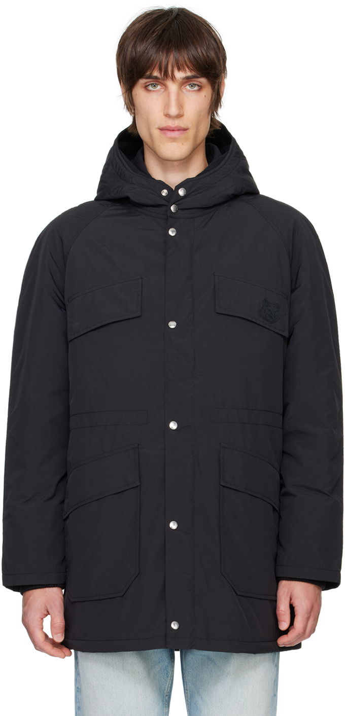 Parka MAISON KITSUNÉ Hooded Parka Musta | MM02201WQ0070