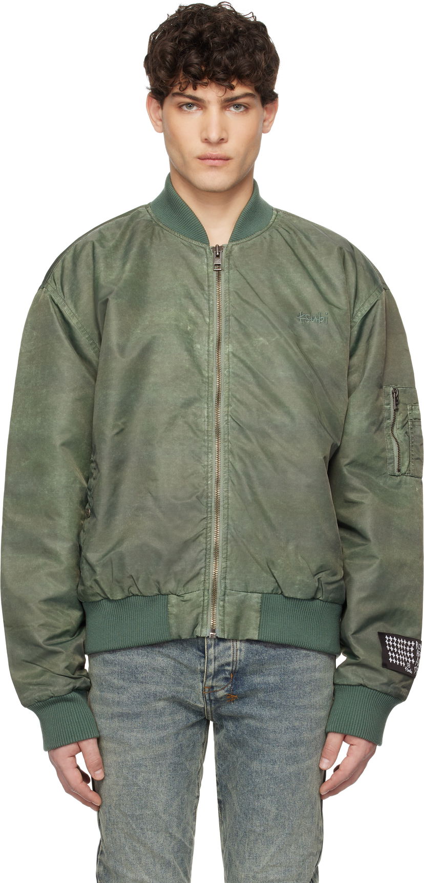 Bomber-takki Ksubi Ksubi Royalty Bomber Jacket Vihreä | MPS25JK008
