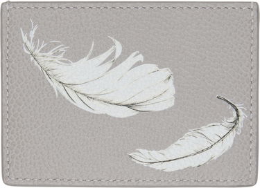 Lompakko Thom Browne Thom Browne Single Feather Print Card Holder Harmaa | MAW020L-E1353, 1