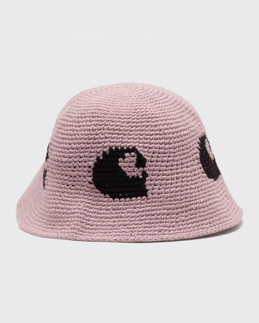 Hattu Carhartt WIP Crocheted C-Logo Pattern Bucket Hat Vaaleanpunainen | I034482-2WN.XX, 0
