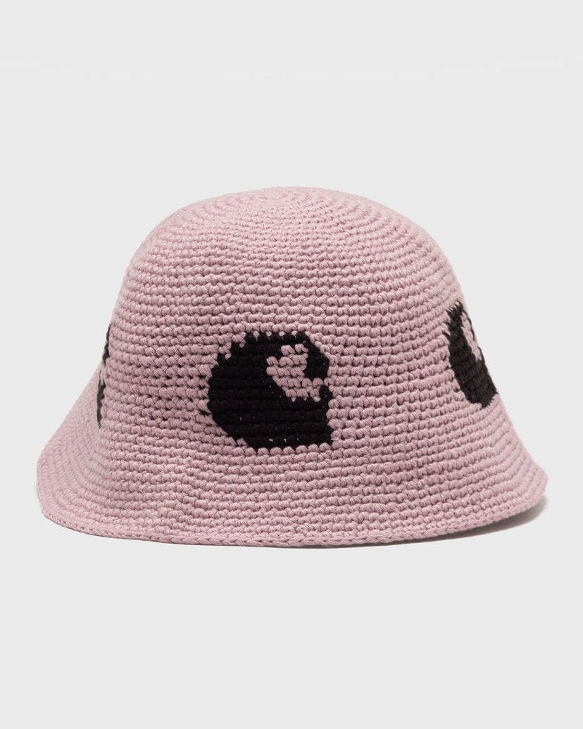 Hattu Carhartt WIP Crocheted C-Logo Pattern Bucket Hat Vaaleanpunainen | I034482-2WN.XX