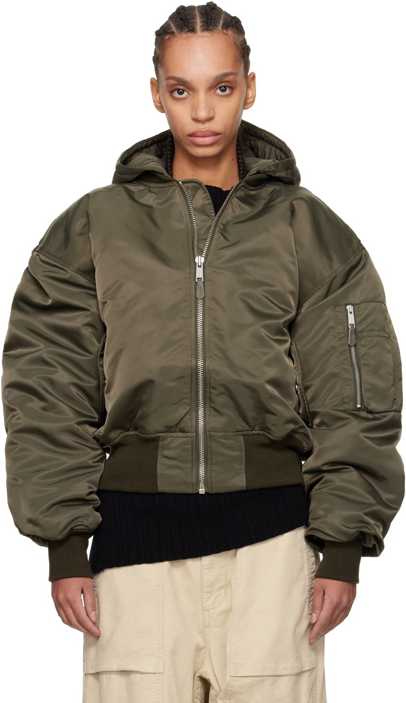 Bomber-takki Entire Studios Entire Studios Broad Bomber Jacket Vihreä | ES2539JA