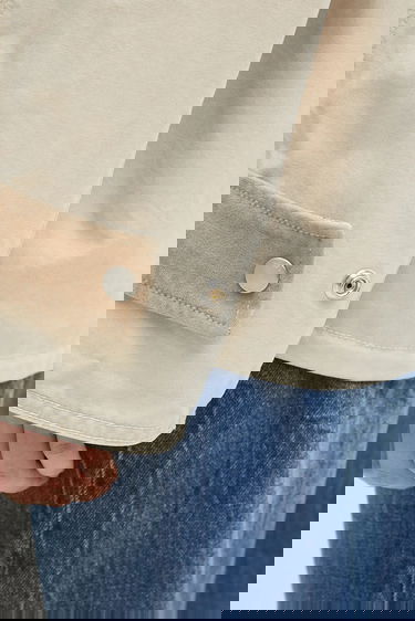 Takki KENZO Kenzo Workwear Oversize Jacket Beige | FF62VE2729HA, 6