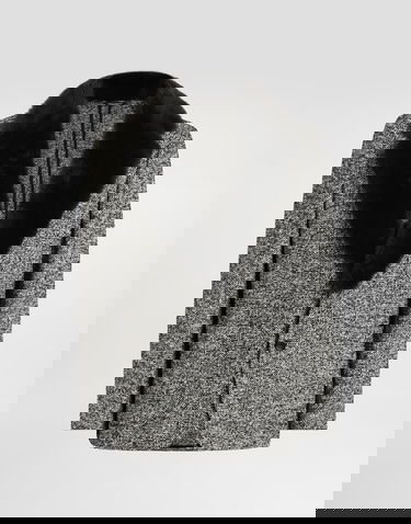 Takki Dolce & Gabbana Dolce & Gabbana Single-Breasted Dotted Wool Jacket with Fur Collar Harmaa | G2VJ9ZFMZAKS8030, 0