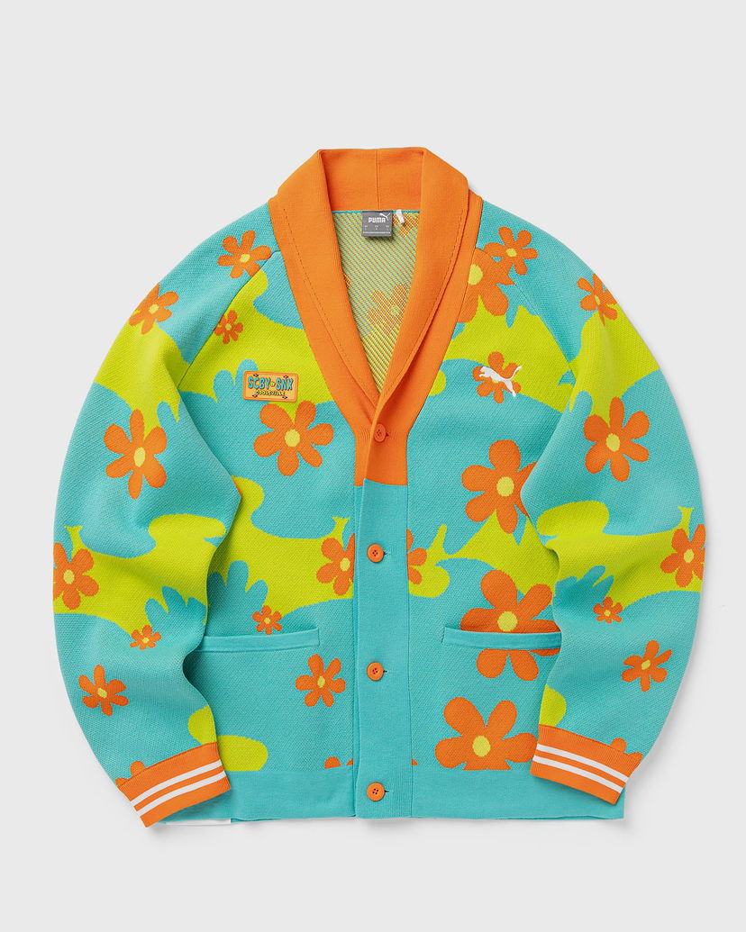 Villapaita Puma Scooby Doo X-Large Green Knit Cardigan Sininen | 630372-01