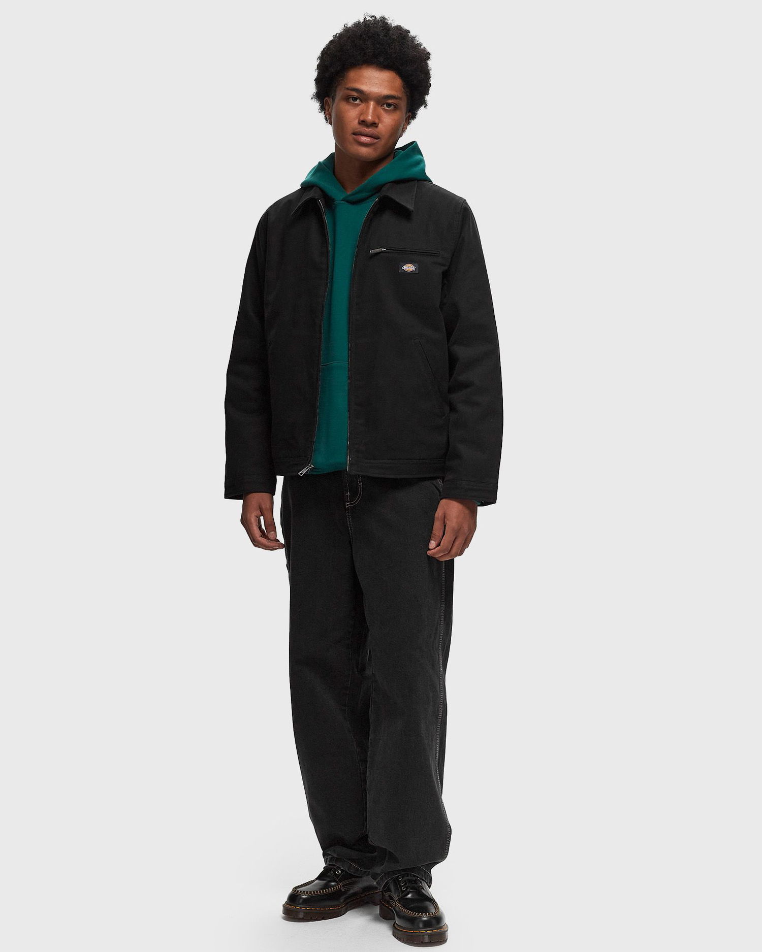 Takki Dickies Duck Canvas Painter Jacket Man Black Size M Musta | 0A864E, 1