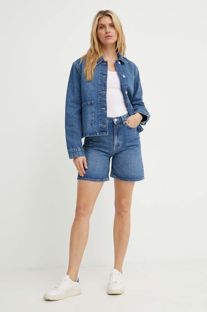 Shortsit Samsoe Samsoe Samsoe Samsoe SASHELLY High Waist Shorts Sininen | F24200011, 1