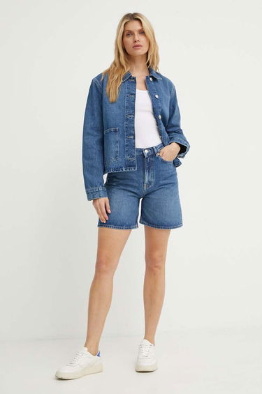 Shortsit Samsoe Samsoe Samsoe Samsoe SASHELLY High Waist Shorts Sininen | F24200011, 1