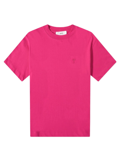 T-paita AMI Tonal Heart Tee Vaaleanpunainen | UTS012-726-618