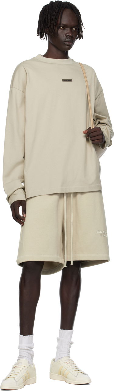 Shortsit Fear of God Fear of God ESSENTIALS Fleece Soccer Shorts Beige | 160SP252006F, 3