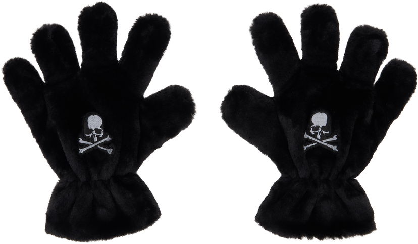 Käsineet Mastermind WORLD Big Hand Gloves Musta | MW24S13-GL002