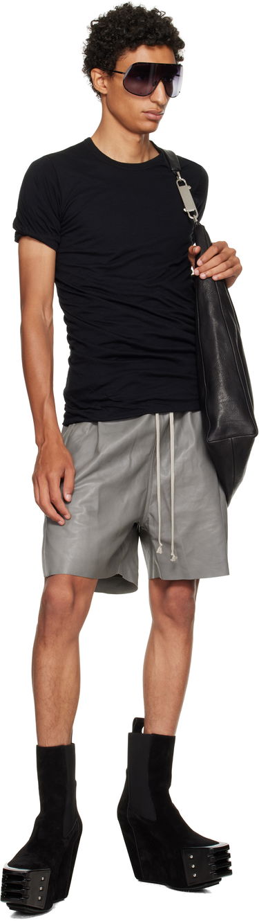 T-paita Rick Owens Rick Owens Concordians Double T-Shirt Musta | RU02E1256 UCDB, 3