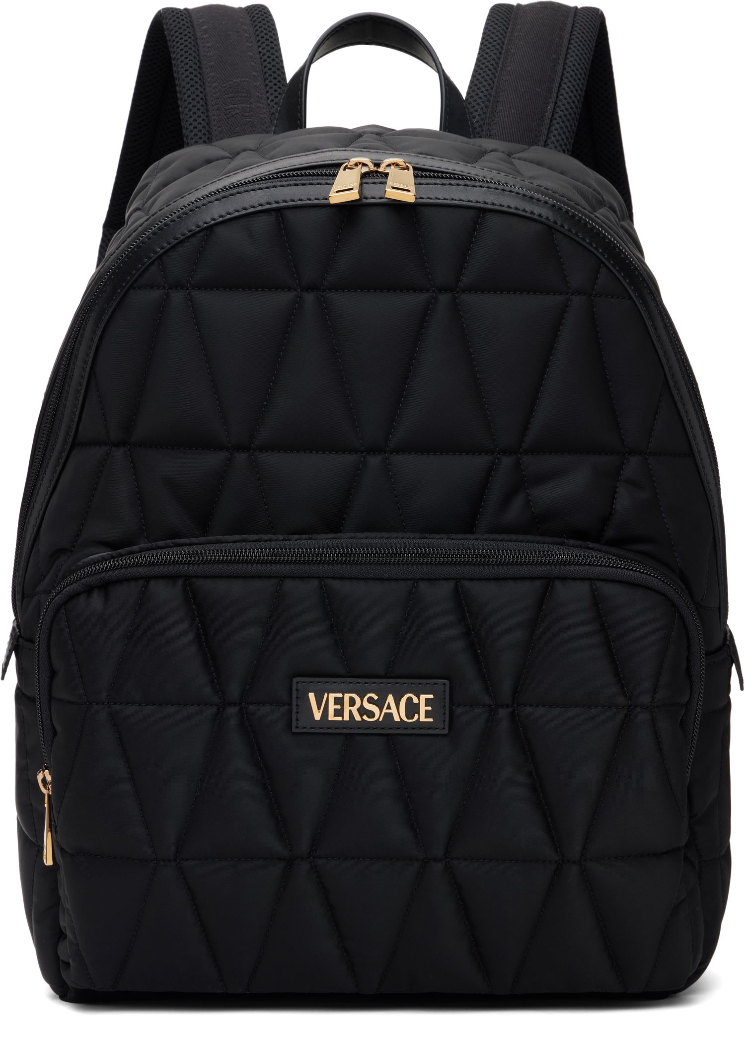 Reppu Versace Versace Myth Quilted Backpack Musta | 1018355_1A13686, 0