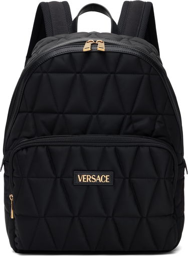 Reppu Versace Versace Myth Quilted Backpack Musta | 1018355_1A13686, 0