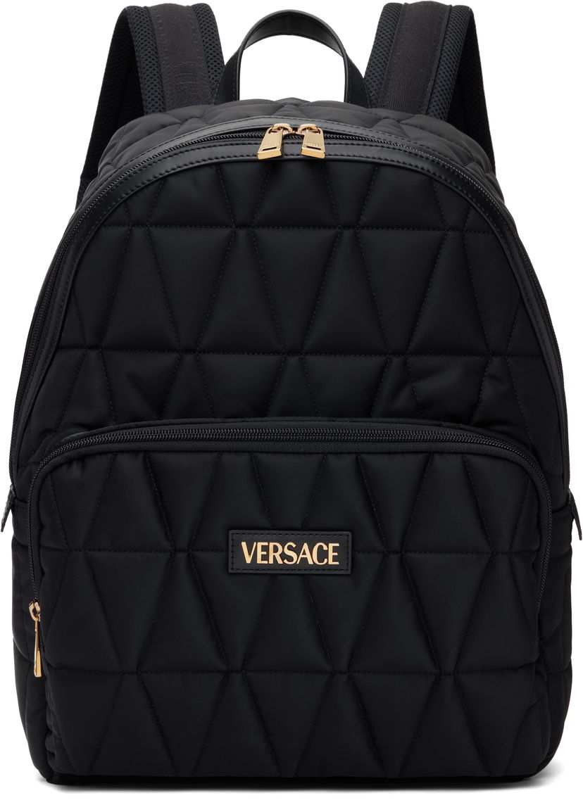 Reppu Versace Versace Myth Quilted Backpack Musta | 1018355_1A13686
