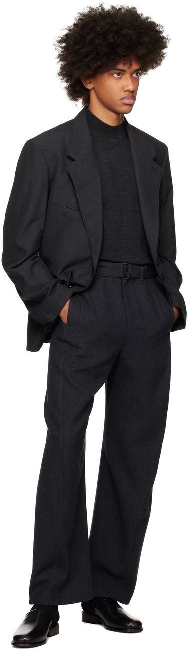 Takki LEMAIRE LEMAIRE Tailored Single Breasted Blazer Musta | JA1056 LF414, 3