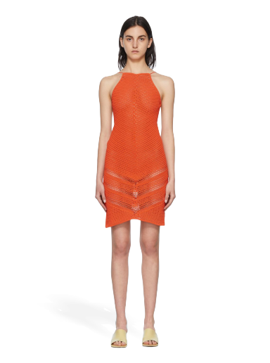 Mekko Bottega Veneta Cotton Mini Dress Oranssi | 684474 V1OK0