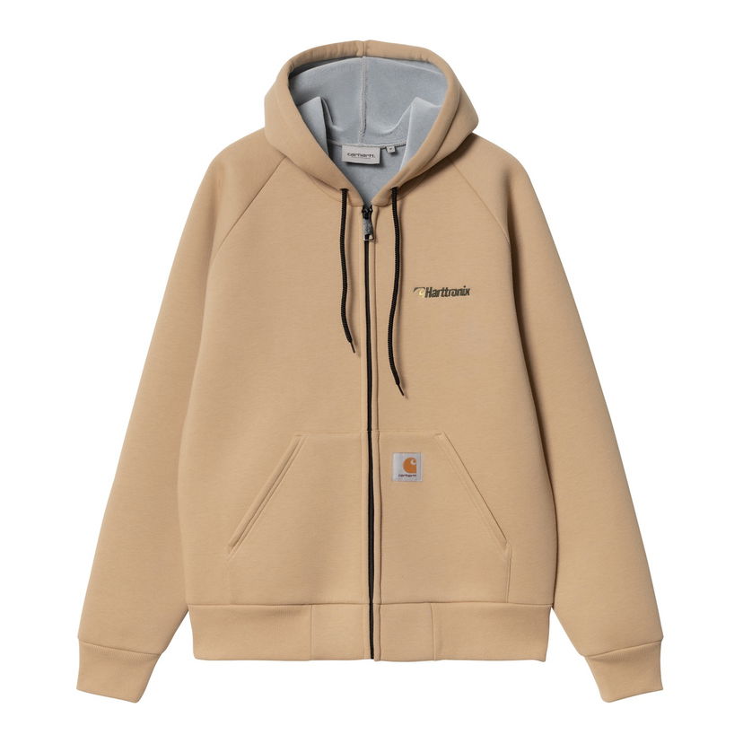 Huppari Carhartt WIP Harttronix Car-Lux Hooded Jacket Beige | I034454_7