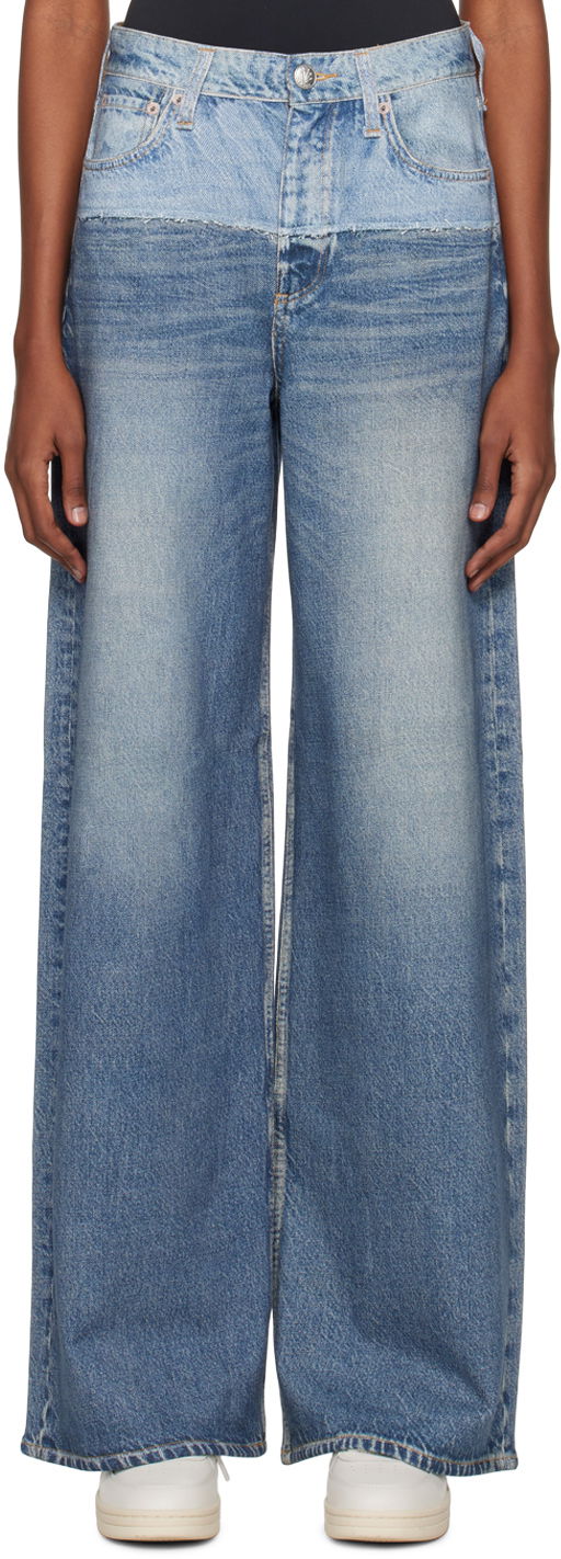 Jeans rag & bone Sofie Wide Leg Jeans Sininen | WCW23H70018201, 0