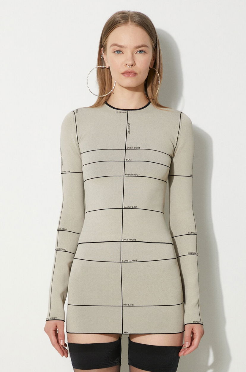 Mekko VETEMENTS VETEMENTS Mannequin Knit Top Long Sleeve Beige | WE64KN330O