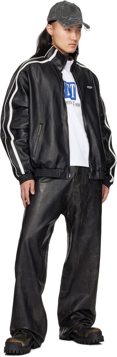 Jeans VETEMENTS Vetements Distressed Leather Pants Musta | UA66PA200X, 3