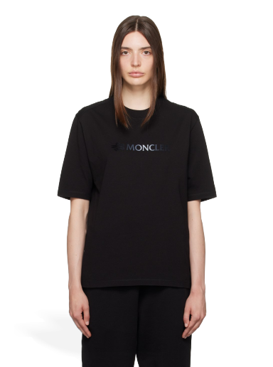 T-paita Moncler Flocked Musta | I20938C0000389A17