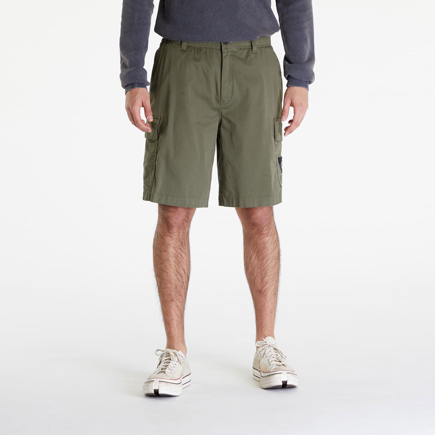 Shortsit CALVIN KLEIN Cargo Shorts Dusty Olive Vihreä | J30J325140 LDY, 0