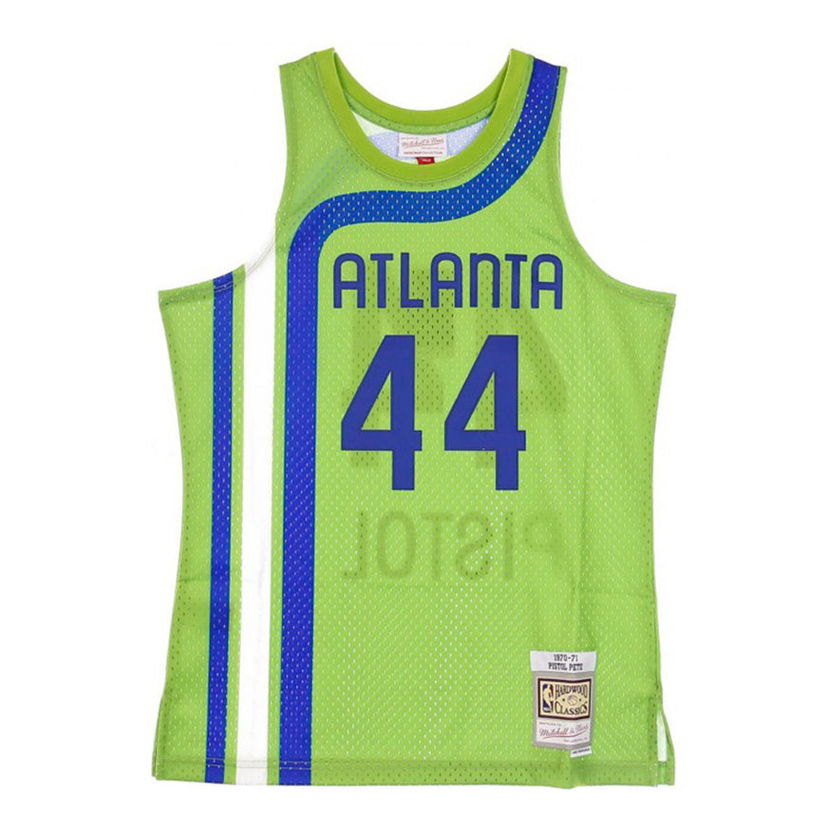 Tankkitoppi Mitchell & Ness Atlanta Hawks 1970-71 Pete Maravich Swingman Jersey Vihreä | SMJYSB19028-AHAGNLT70PMA
