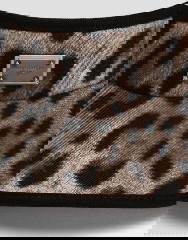 Lakit ja hatut Dolce & Gabbana Dolce & Gabbana Leopard-Print Cotton Visor Ruskea | GH910AFSFAGHY13M, 2